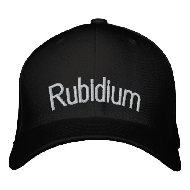 Gorra Bordada Rubidio (Anverso)