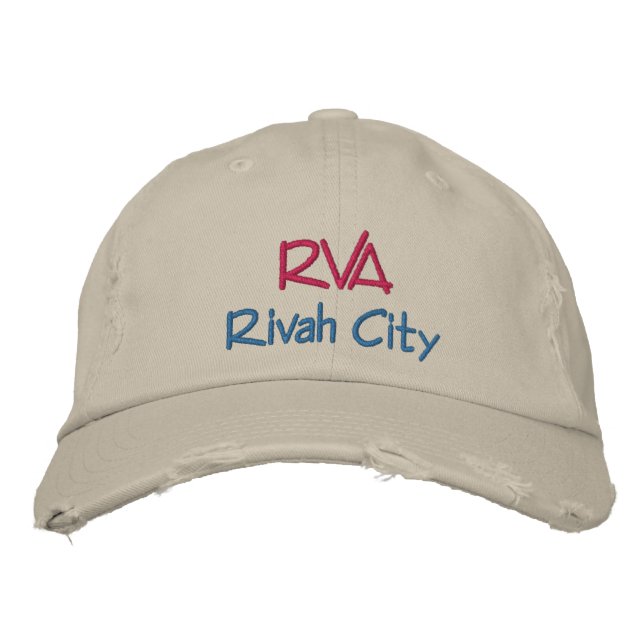 Gorra Bordada RVA Rivah City (Anverso)