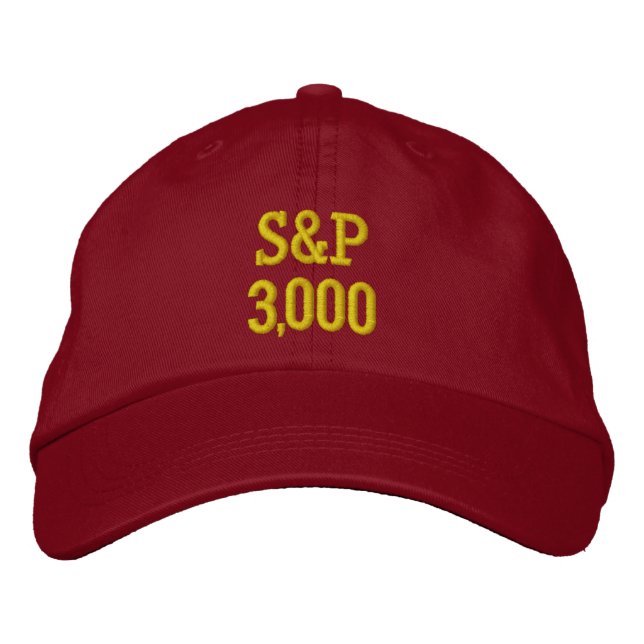 Gorra Bordada S&P 3000 puntos (Anverso)