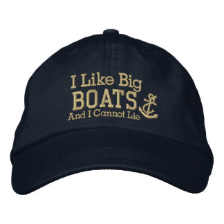 Gorra Bordada Sailor I LIke Big Boats