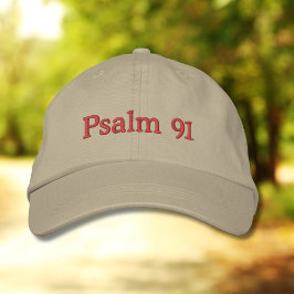 Gorra Bordada Salmo 91 Clásico