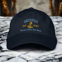 Gorra Bordada Saltador Con Anchor Personalizado