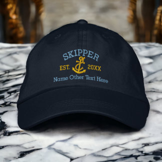 Gorra Bordada Saltador Con Anchor Personalizado