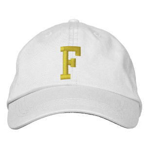 Gorra Bordada Salto la letra inicial F funda de bolas