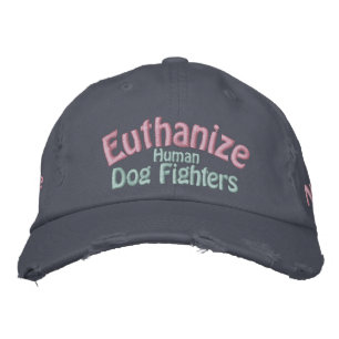 Gorra Bordada Salven el Pitbull, eutanizan a los luchadores de p