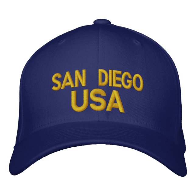 Gorra Bordada San Diego USA Cap (Anverso)