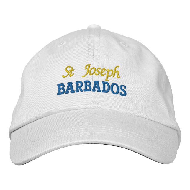 Gorra Bordada San José, Barbados (Anverso)