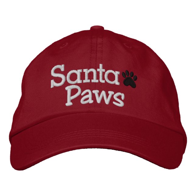 GORRA BORDADA SANTA PAWS - SRF (Anverso)
