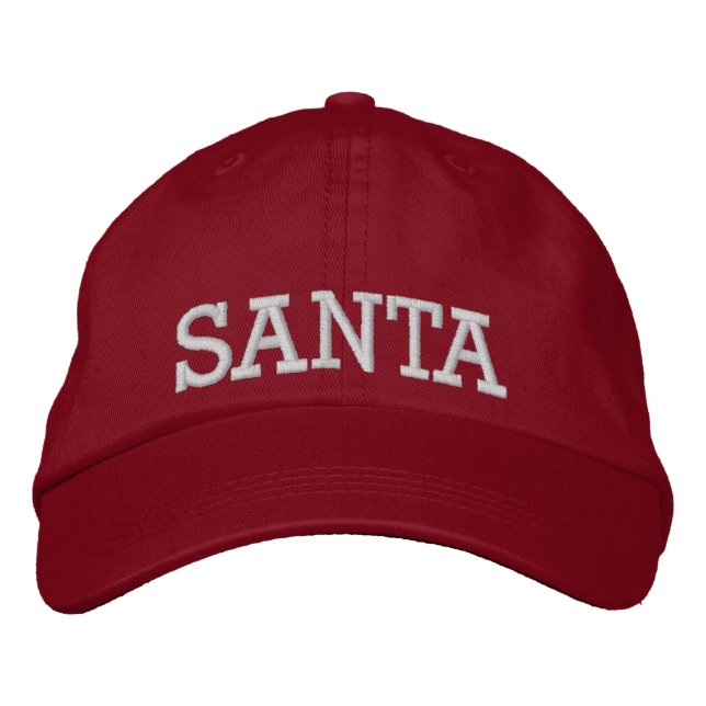 Gorra Bordada SANTA ... ; ) Tapado por SRF (Anverso)