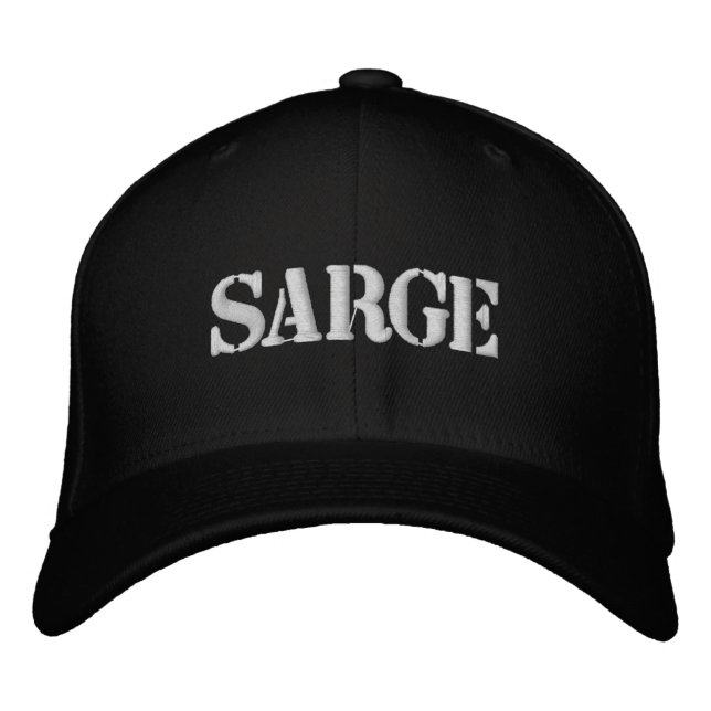 GORRA BORDADA SARGE (Anverso)