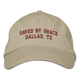 Gorra Bordada Saved by Grace Christain Embroidered Hat