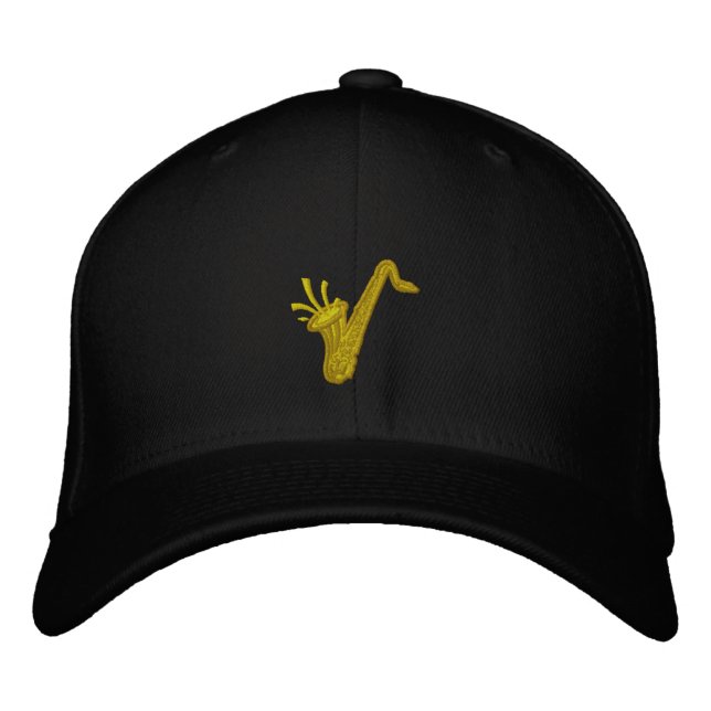 Gorra Bordada Saxofón (Anverso)