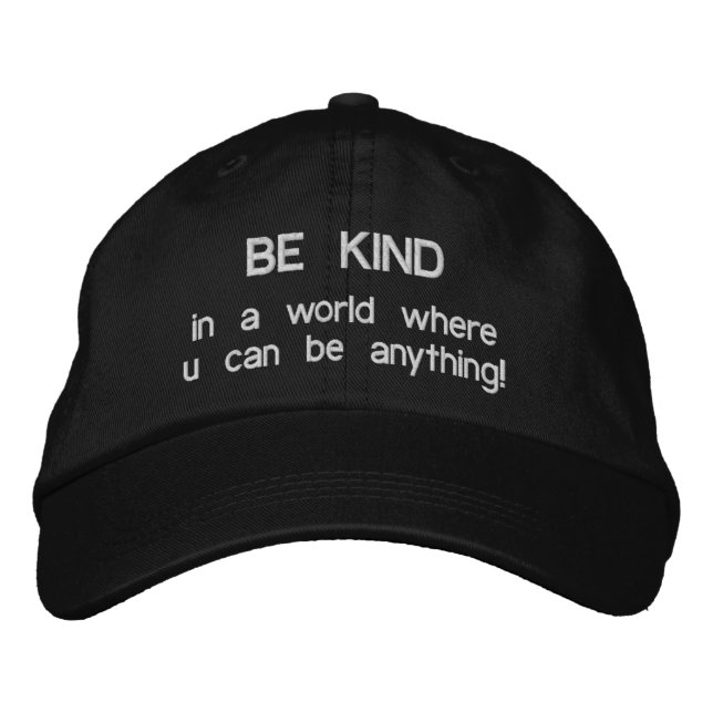 Gorra Bordada Sé amable (Anverso)