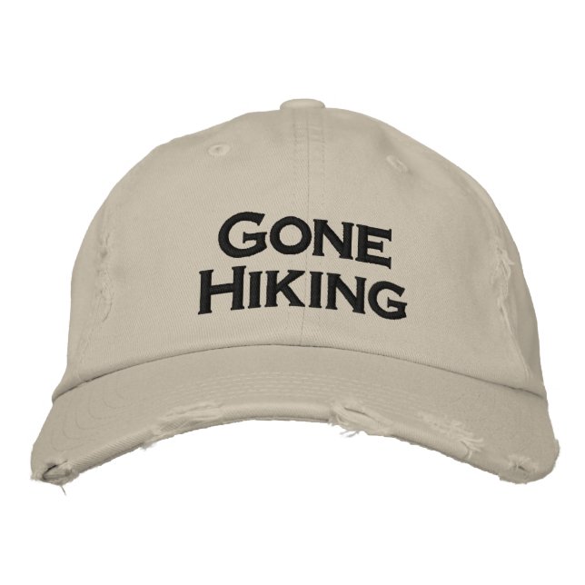 Gorra Bordada Se fue de excursión sombrero genial (Anverso)