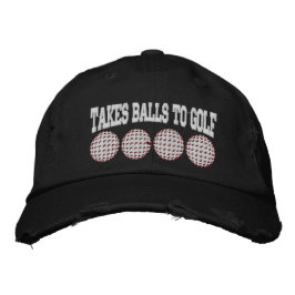 Gorra Bordada Se Lleva Bolas Al Regalo De Golf Humorístico Borde