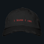 Gorra Bordada Sé que puedo nas Hip Hop Negro<br><div class="desc">Sé que puedo nas Hip Hop Negro</div>