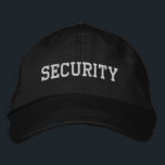Gorra Bordada Security<br><div class="desc">Custom Security Embroidered Hats Cap</div>