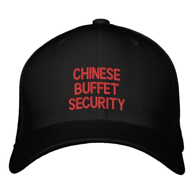 GORRA BORDADA SEGURIDAD BUFÉRICA CHINA (Anverso)