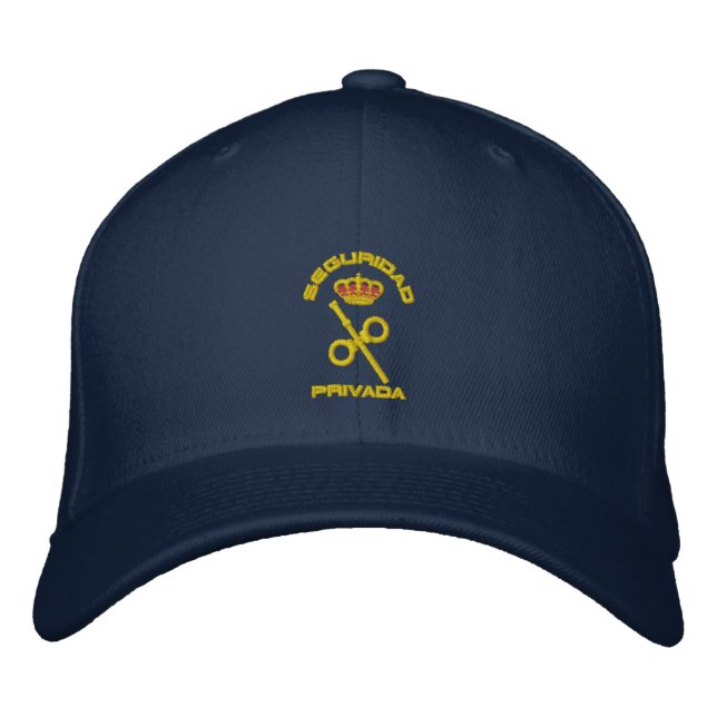 Gorra Bordada Seguridad Privada España (Anverso)