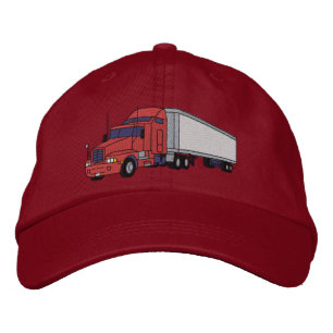 Gorra Bordada Semi con remolque