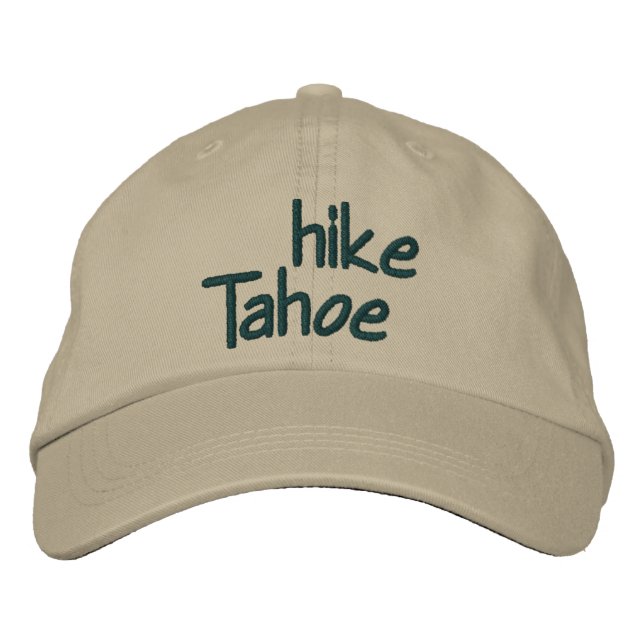 Gorra Bordada Senderismo Tahoe (Anverso)
