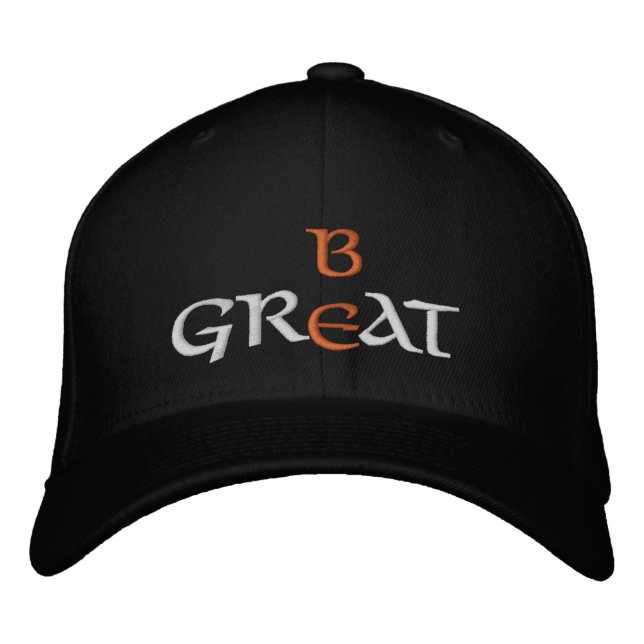 Gorra Bordada Ser un gran tapón bordado (Anverso)