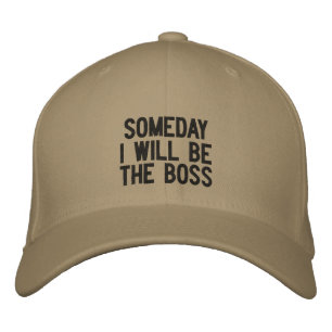 Gorra Bordada Seré algún día Boss
