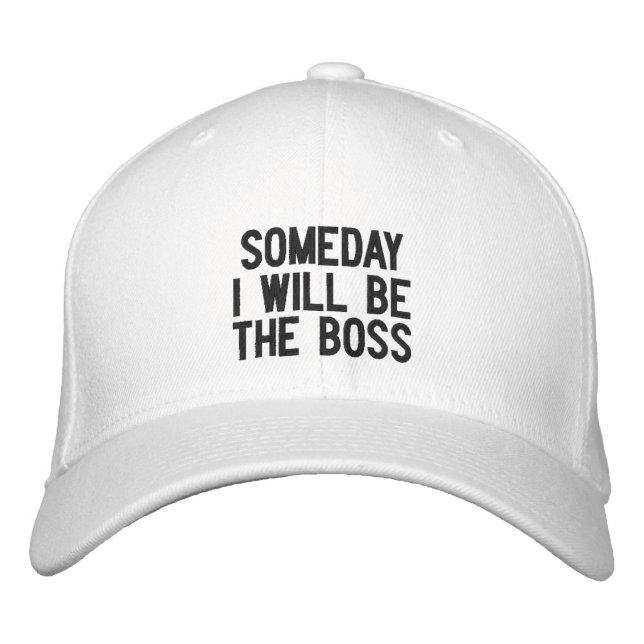 Gorra Bordada Seré algún día Boss (Anverso)