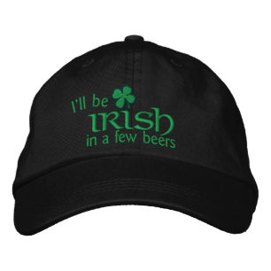 Gorra Bordada Seré irlandés en algunas cervezas