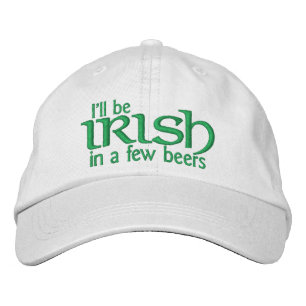 Gorra Bordada Seré irlandés en algunas cervezas