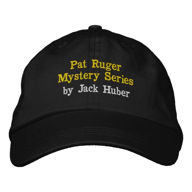 Gorra Bordada Serie negra del misterio de Pat Ruger del (Anverso)