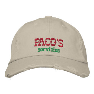 Gorra Bordada Servicios de Paco