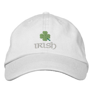 Gorra Bordada Shamrock irlandés patriótico