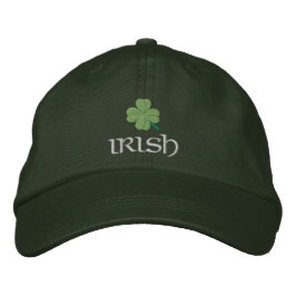Gorra Bordada Shamrock irlandés patriótico