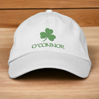 Gorra Bordada Shamrock irlandés personalizado