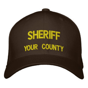 GORRA BORDADA SHERIFF (AGREGAR TU CONDADO)