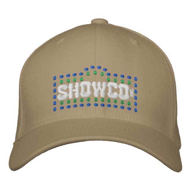 Gorra Bordada Showco Inc. Dallas Texas (Anverso)