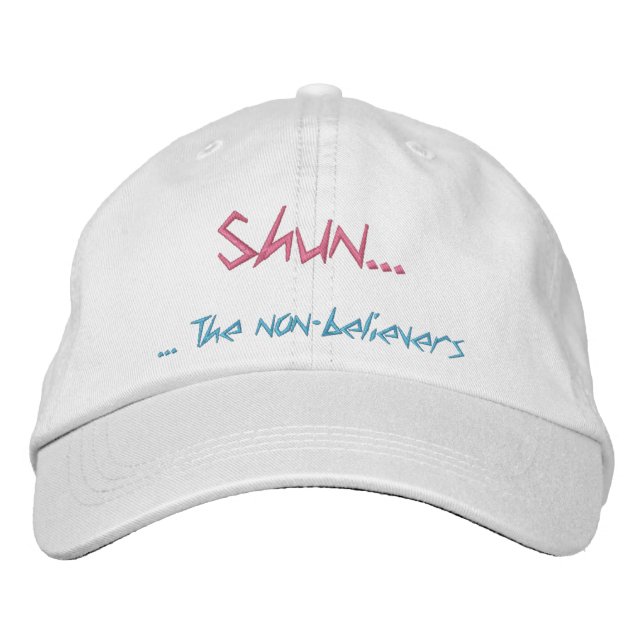 Gorra Bordada Shun... Los no creyentes (Anverso)