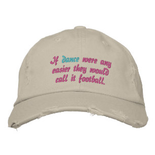 Gorra Bordada Si el bailarín fuera más fácil... fútbol