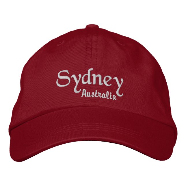 Gorra Bordada Sídney Australia (Anverso)