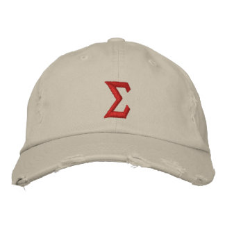 Gorra Bordada sigma/alpha griego/color diy
