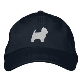 Gorra Bordada Silhouette West Highland White Terrier