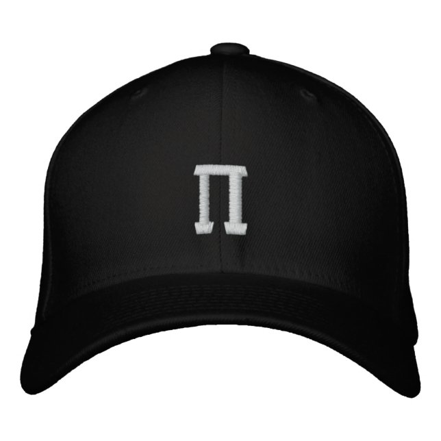 Gorra Bordada Símbolo de número Pi (Anverso)