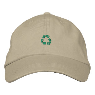 Gorra Bordada Símbolo de reciclaje pequeño