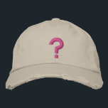 Gorra Bordada ¿? Símbolo del signo de interrogación bordado en G<br><div class="desc">¿? - signo de interrogación. ¡Un signo de interrogación en lugar de una bombilla para simbolizar la confusión en lugar de una gran idea!</div>