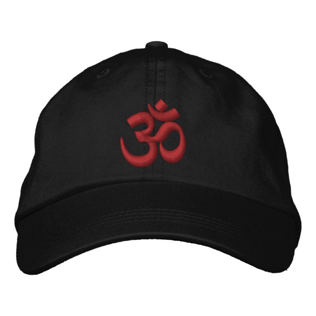 Gorra Bordada Símbolo OM espiritualidad bordado (Anverso)