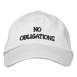 Gorra Bordada Sin Obligaciones