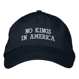 Gorra Bordada Sin Reyes en América Patriótica
