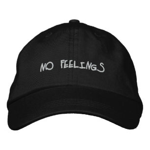 Gorra Bordada "Sin sentimientos"