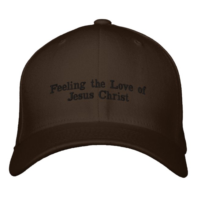 Gorra Bordada Sintiendo el Amor (Anverso)